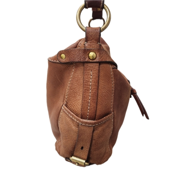 Brown Leather Shoulder Bag - Picture 3 of 7